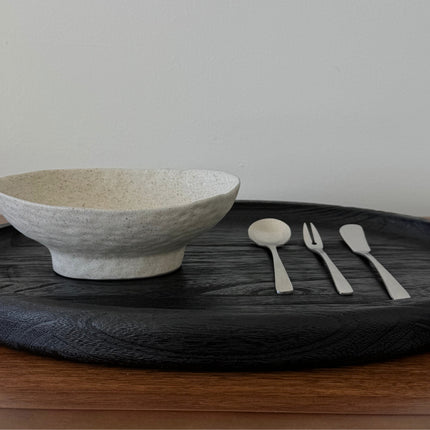 Cove Oval Bowl – Oat (2 size)