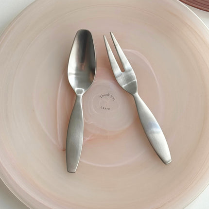 Mono Dessert Flatware (2-Piece Set)
