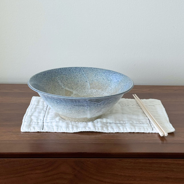 Blue Brushed Bowl