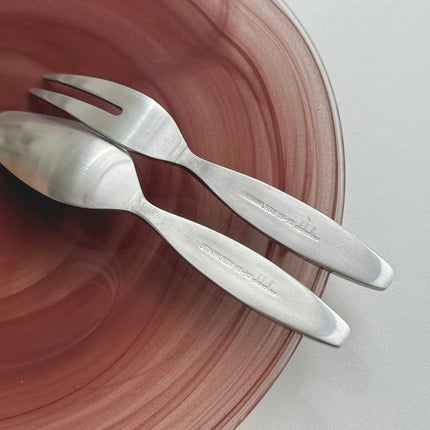 Mono Dessert Flatware (2-Piece Set)