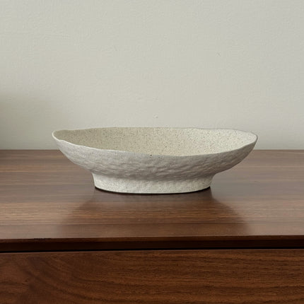 Cove Oval Bowl – Oat (2 size)
