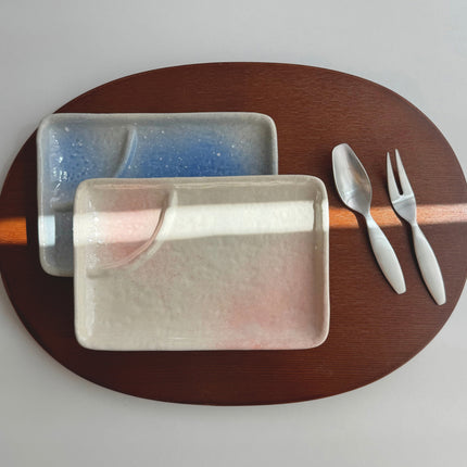 Mist Divided Plate (2 Colors)
