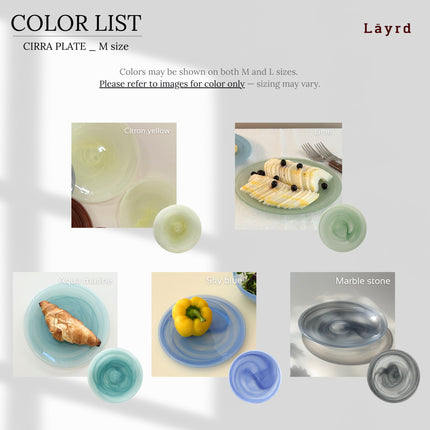 Cirra Plate M (10 colors)