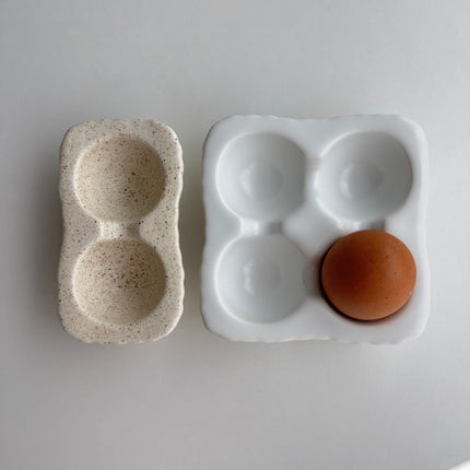 Four-Egg Ceramic Tray