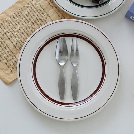 Mono Dessert Flatware (2-Piece Set)
